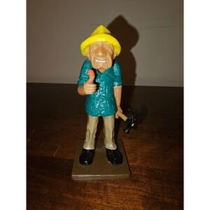 Vintage Carpenter Handyman Giving Thumbs Up Hammer Decor Cake Topper Wilton